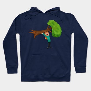 Save A Tree - Girl Edition Hoodie